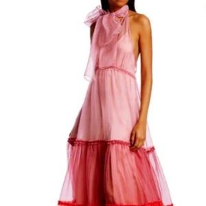 Cinq a Sept Pink Ombré Gown